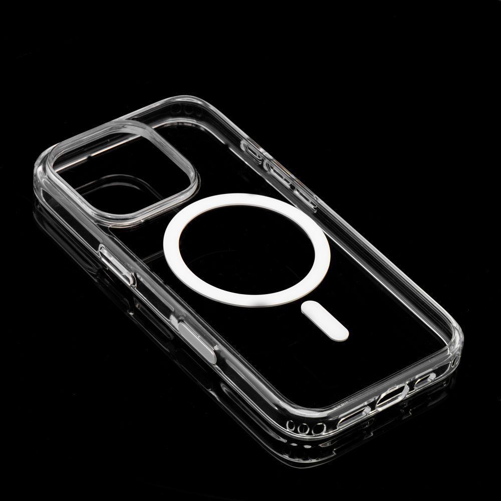 Clear Elite Mag Cover antiyellowing compatible with Camera Control button and MagSafe for IPHONE 16 transaprent