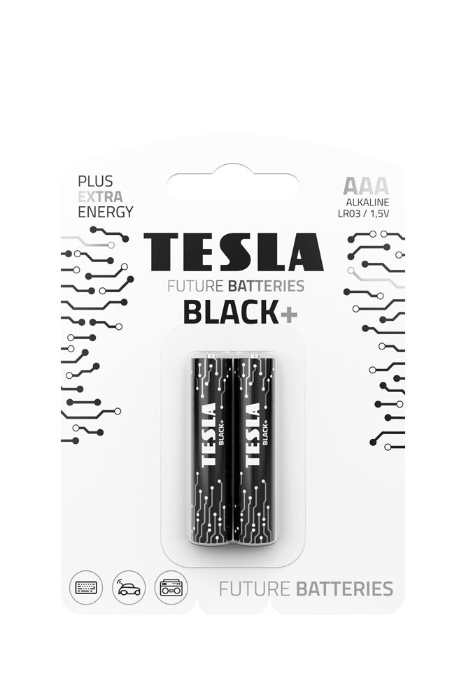 TESLA alkaline battery R3 (AAA) BLACK+ [2x120] 2 pcs