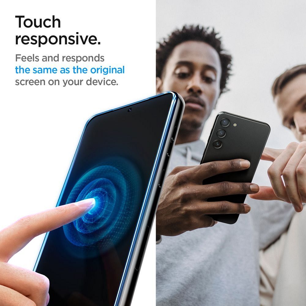 SPIGEN tempered glass GLAS.TR ”EZ FIT” 2-pack for SAMSUNG S23 Plus transparent