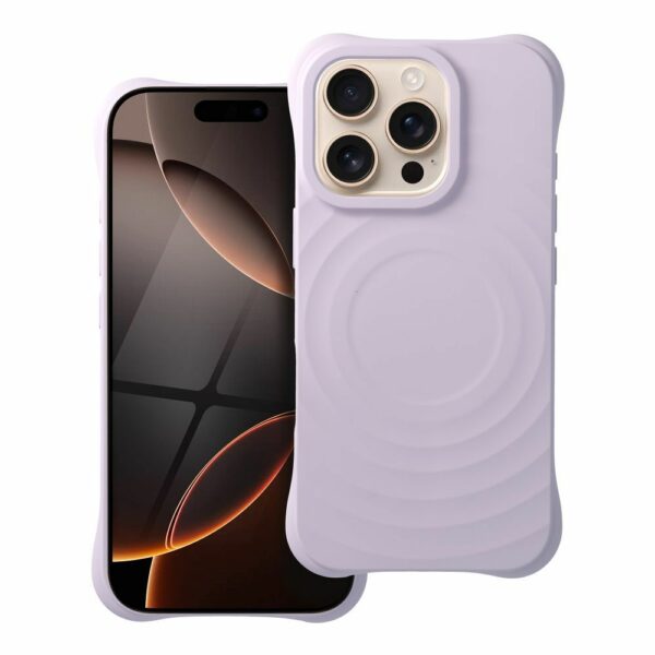 Silicone Zephyr Mag Cover compatible with MagSafe do IPHONE 16 PRO lilac