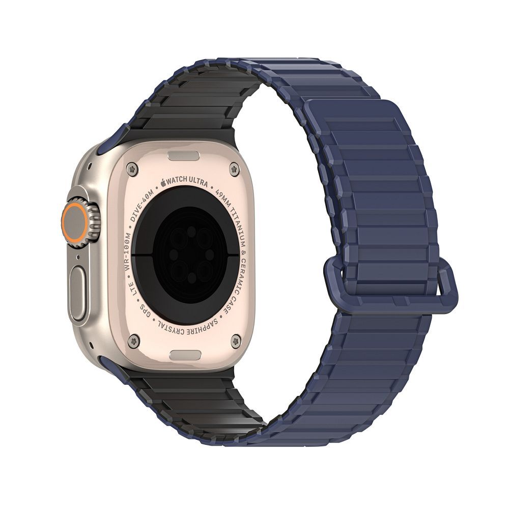 DUX DUCIS strap KJ nylon for Apple Watch 42 / 44 / 45 / 49 mm black/blue