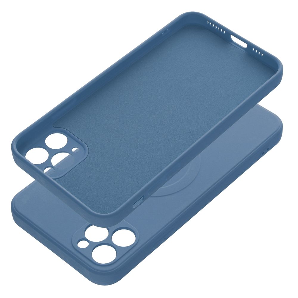 SILICONE MAG COVER case compatible with MagSafe for IPHONE 11 Pro Max blue