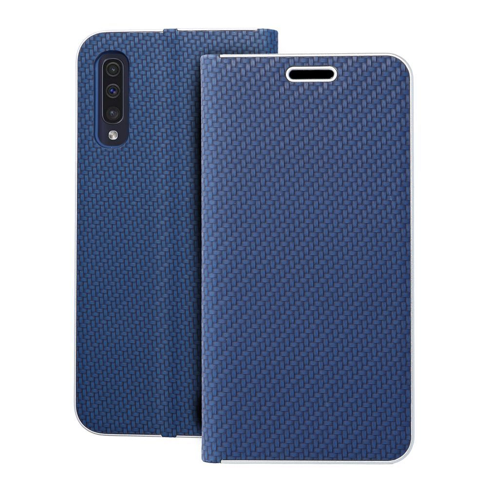 2198a6ee1344cfb9d09aeeeced0eeff3 LUNA Book Carbon for SAMSUNG A50 blue