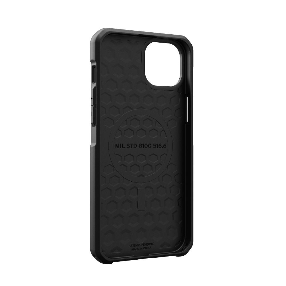 UAG Urban Armor Gear case METROPOLIS LT compatible with MagSafe for IPHONE 15 Plus kevlar black