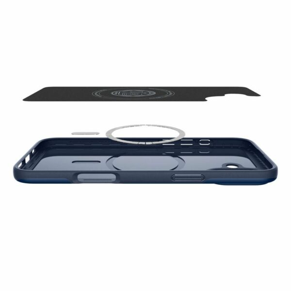 SPIGEN case THIN FIT MAG compatible with MagSafe for IPHONE 16 navy blue