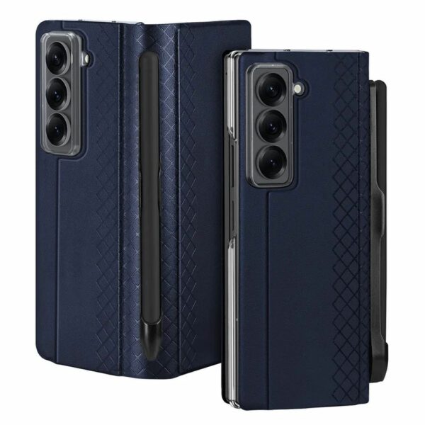 DUX DUCIS case BRIL with pen holder for SAMSUNG Z Fold SE/W25 blue