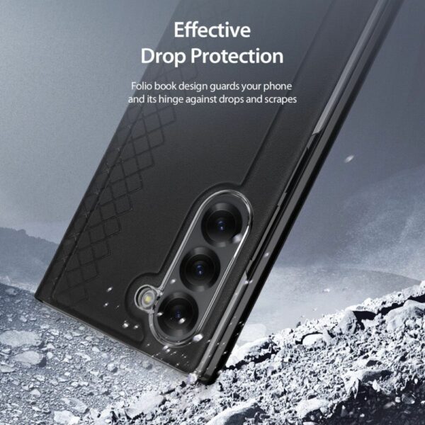 DUX DUCIS case BRIL with pen holder for SAMSUNG Z Fold6 5G black