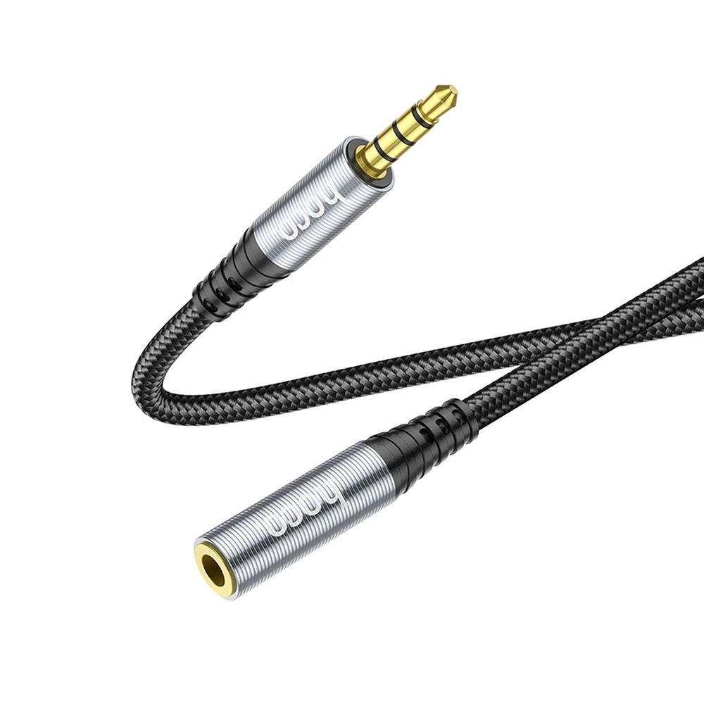 HOCO cable AUX Jack 3,5 mm (male) to Jack 3,5 mm (female) UPA20 2 m black