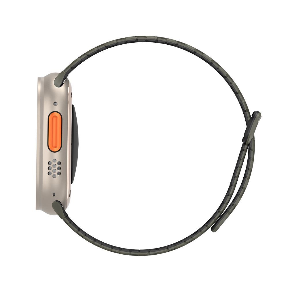 DUX DUCIS strap KJ nylon for Apple Watch 42 / 44 / 45 / 49 mm black/orange