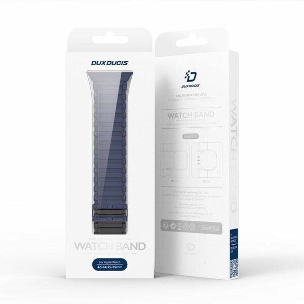 DUX DUCIS strap KJ nylon for Apple Watch 42 / 44 / 45 / 49 mm black/blue