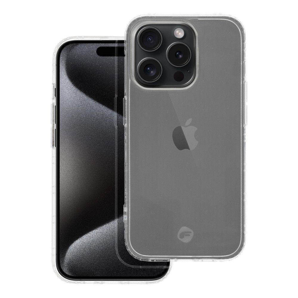 FORCELL F-PROTECT Long Lasting thin case for IPHONE 15 Pro transparent
