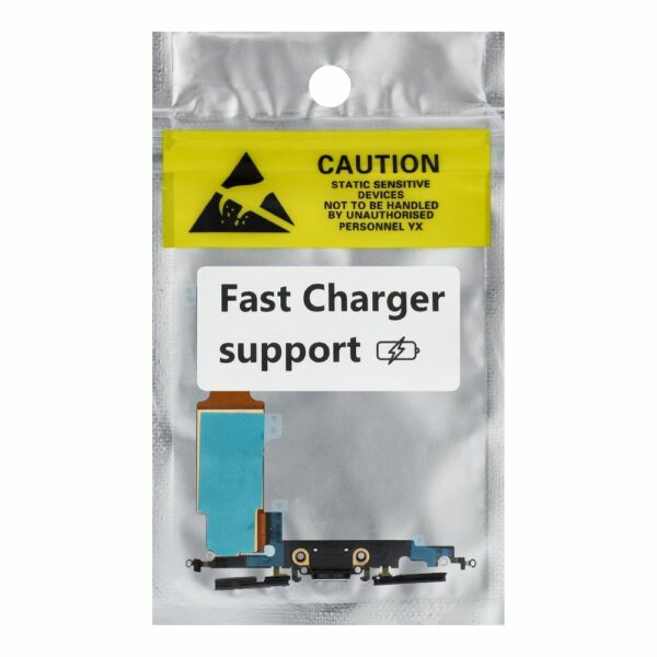 Charging flex USB for IPHONE 8 Plus black (used)