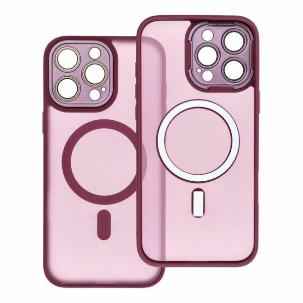 VARIETE MAG COVER Case compatible with MagSafe for IPHONE 15 PRO MAX purple