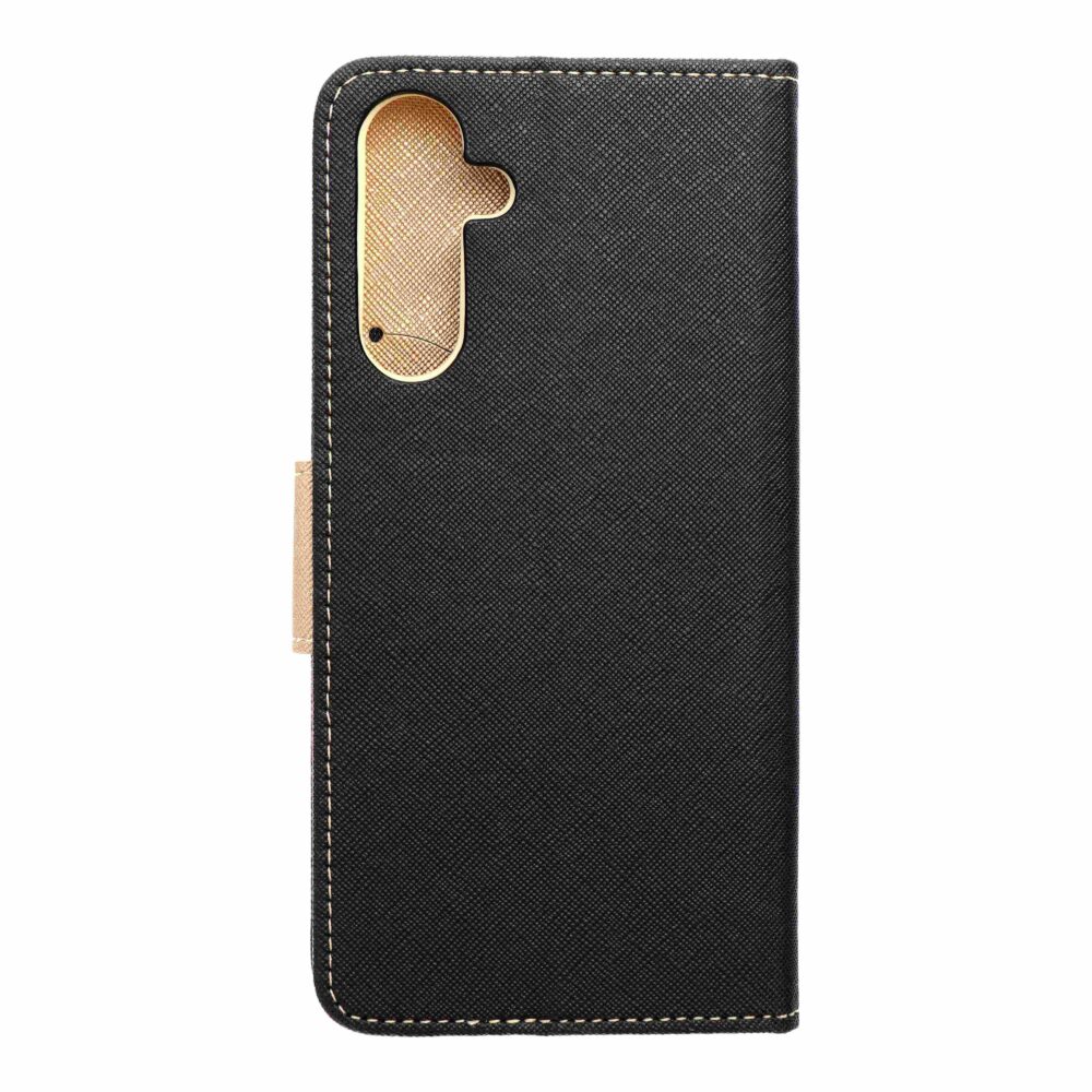 FANCY Book case for SAMSUNG A16 black / gold