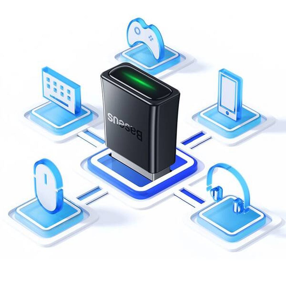 255c05b7bd5085eaffb0ff10c77c3020 BASEUS adapter bluetooth USB A BA07 black