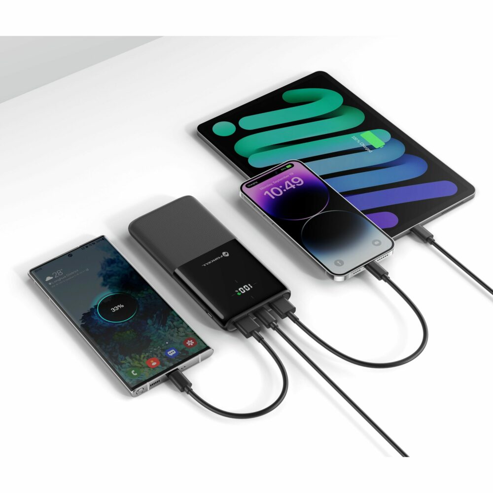FORCELL F-ENERGY P10k1 powerbank PD QC3.0 3A 20W 10000 mAh black