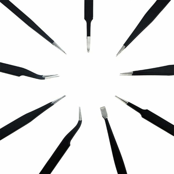 UF-TOOLS - ESD-9 Tweezers Set (9 pcs)