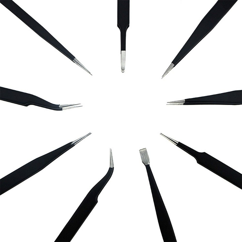 UF-TOOLS - ESD-9 Tweezers Set (9 pcs)
