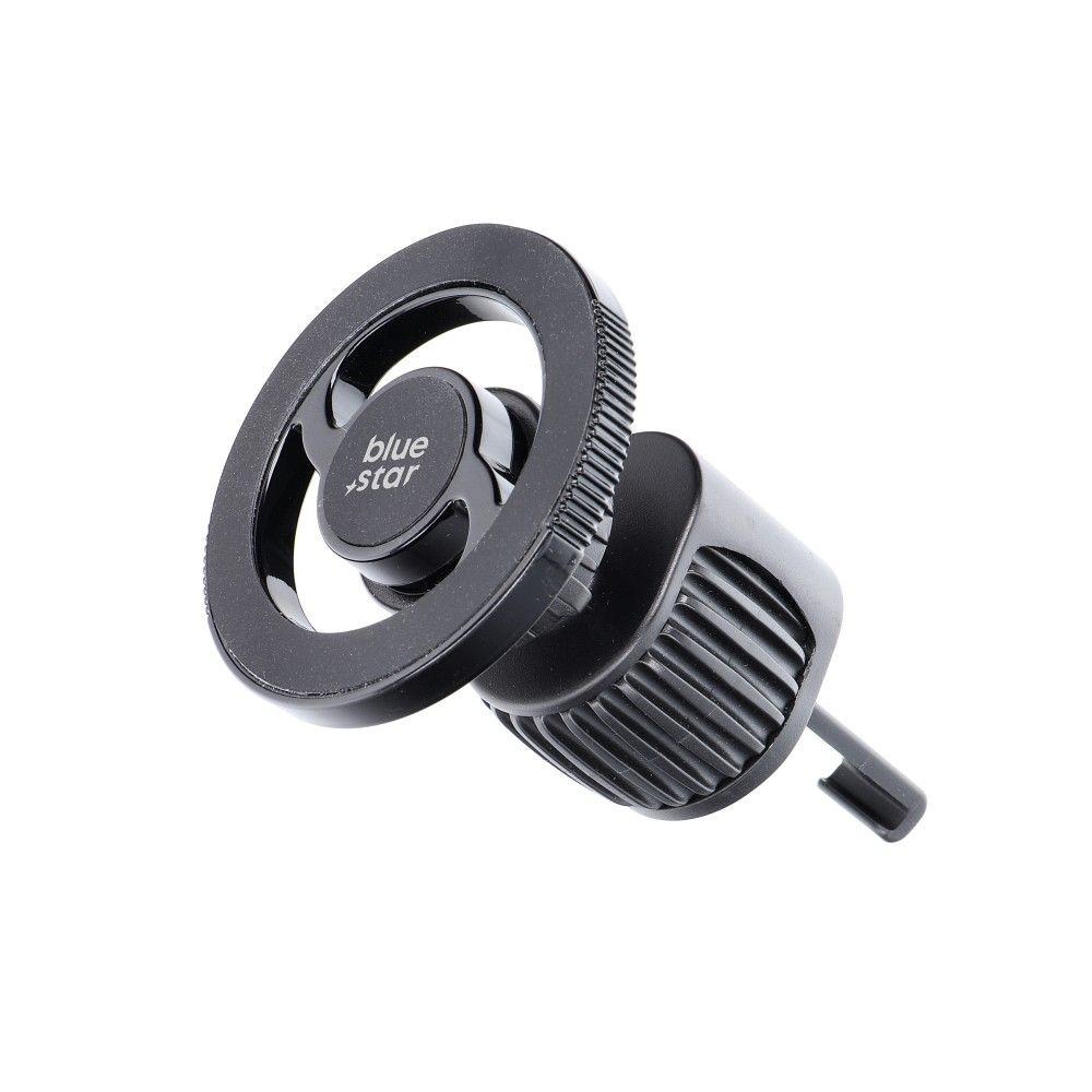 BLUE STAR magnetic car holder for air vent compatible with MagSafe BARREL black