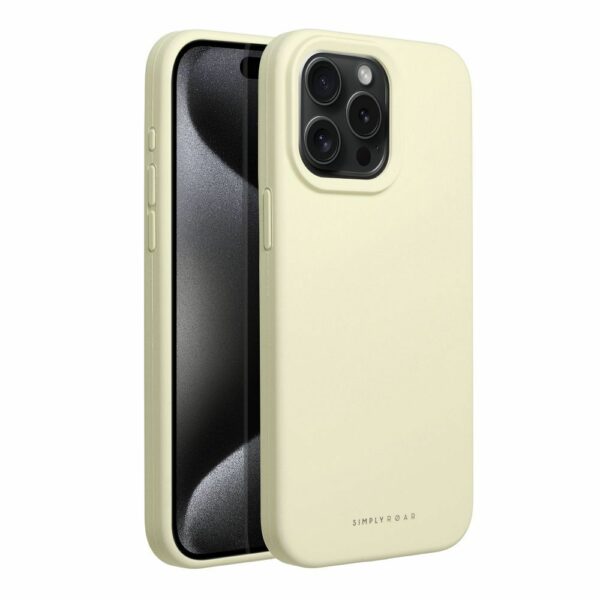 ROAR case CLOUD SKIN for IPHONE 15 Pro Max Light Yellow