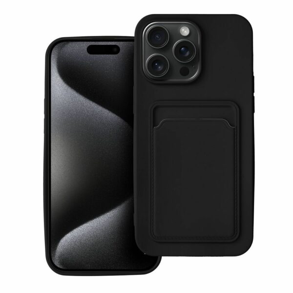 case CARD for IPHONE 15 Pro Max black