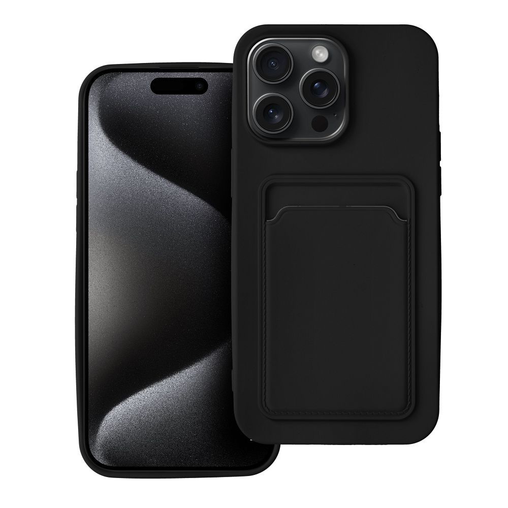 case CARD for IPHONE 15 Pro Max black