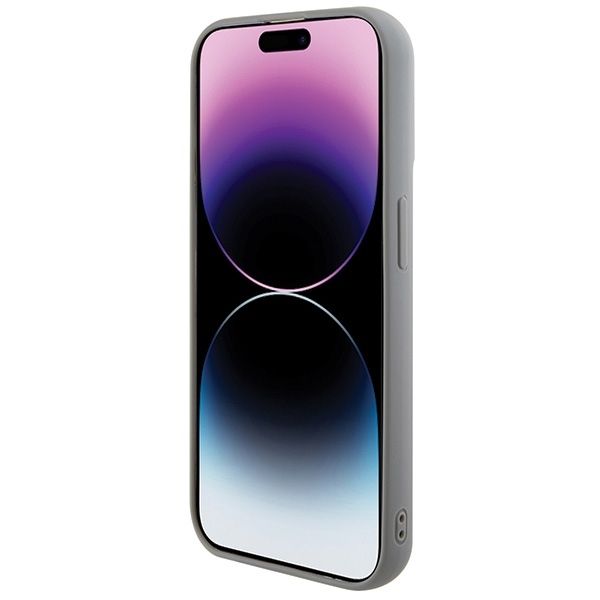 GUESS case for IPHONE 15 Pro GUHCP15LPSFDGSS (Sequin Script Metal) silver