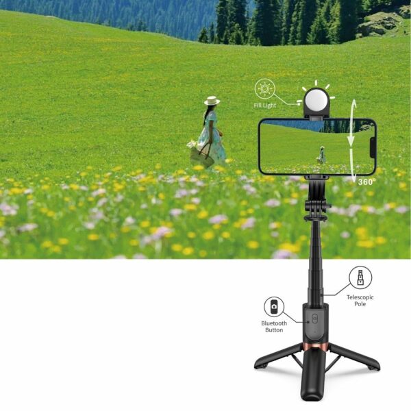 WiWU - Mini Selfie Stick Wi-SE011 with Tripod Function