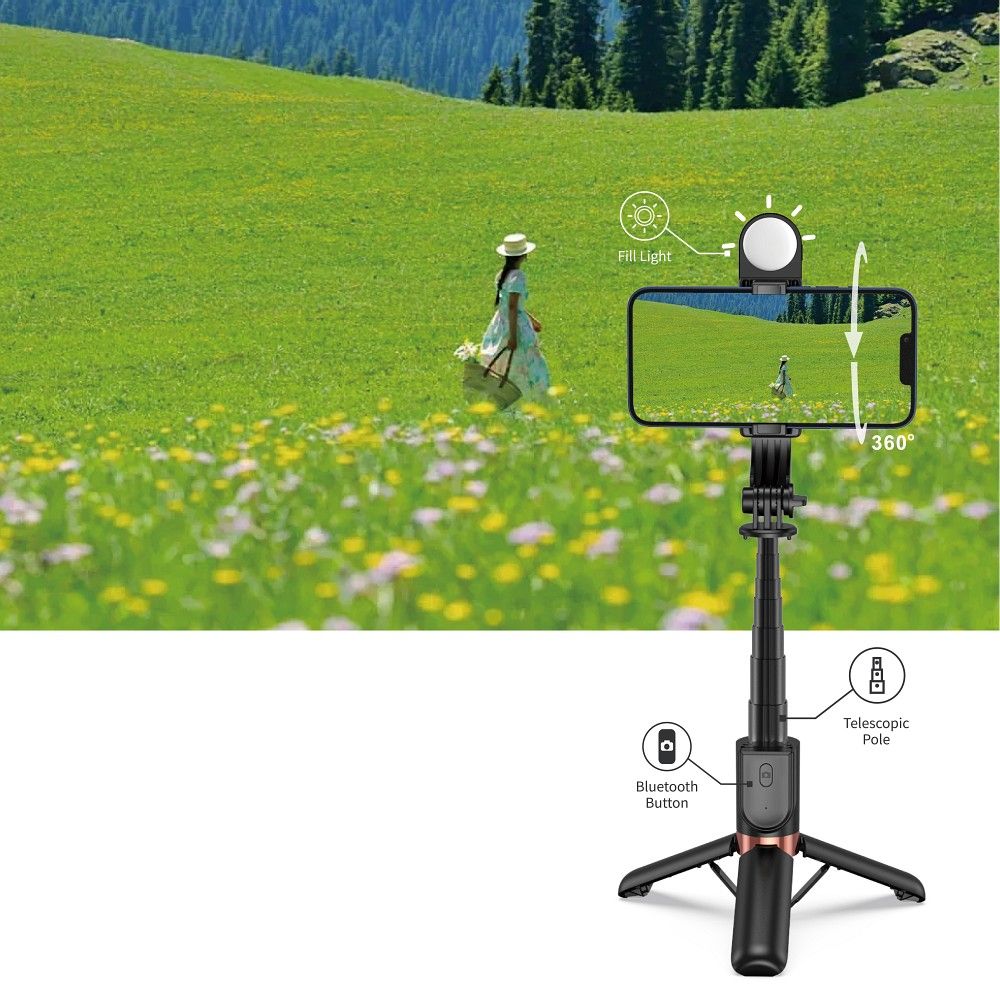 WiWU - Mini Selfie Stick Wi-SE011 with Tripod Function