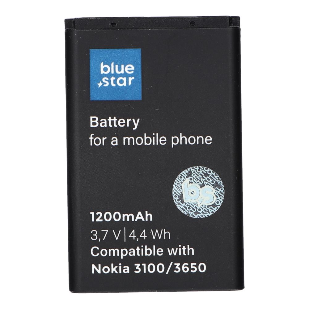 268da2189c3ef3e1f029d75c84ef9b9f BLUE STAR PREMIUM battery for NOKIA 3100 / 3650 / 6230 / 3110 Classic 1200 mAh