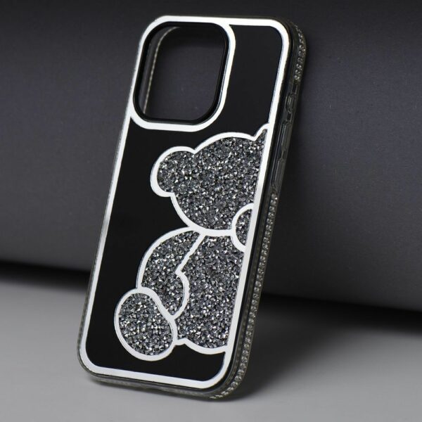 TEDDY BEAR Case for IPHONE 16 silver
