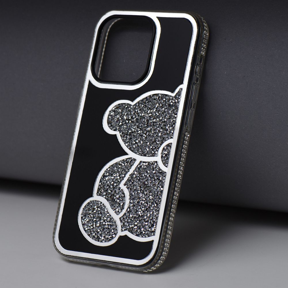 TEDDY BEAR Case for IPHONE 16 silver