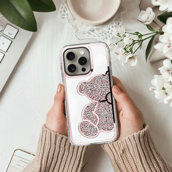 TEDDY BEAR Case for IPHONE 14 pink