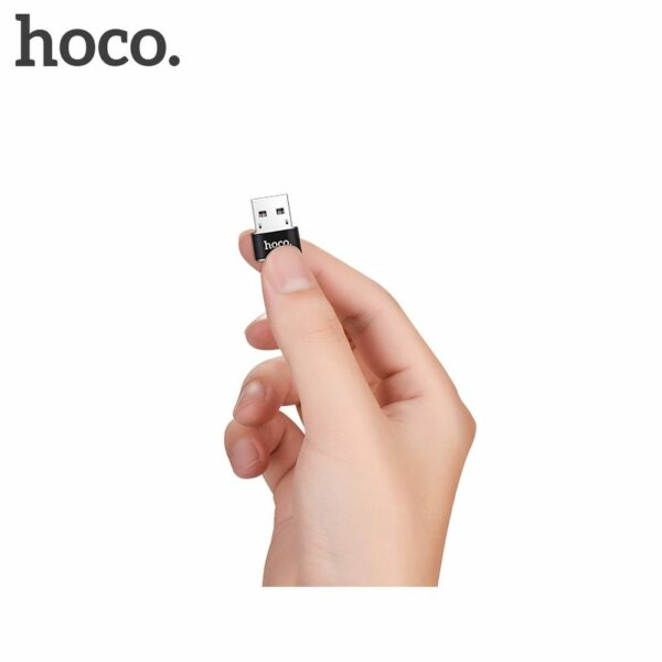 HOCO adapter OTG USB A (male) to Type C (female) UA6 black