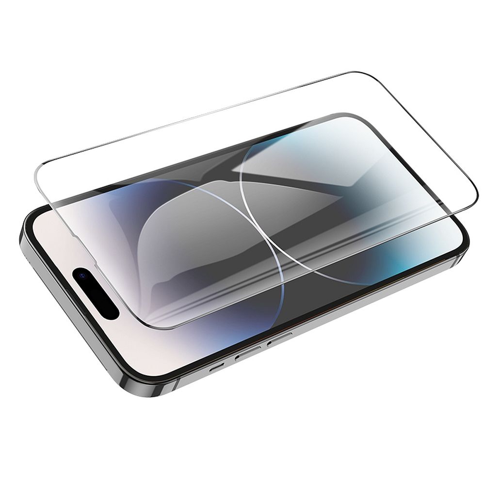 HOCO tempered glass HD 5D Guardian shield (SET 10in1) - for iPhone 14 Pro black (G14)