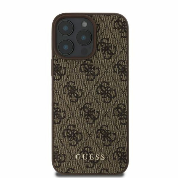 GUESS case for IPHONE 16 Pro GUHCP16LG4GFBR (PU 4G Classic) brown