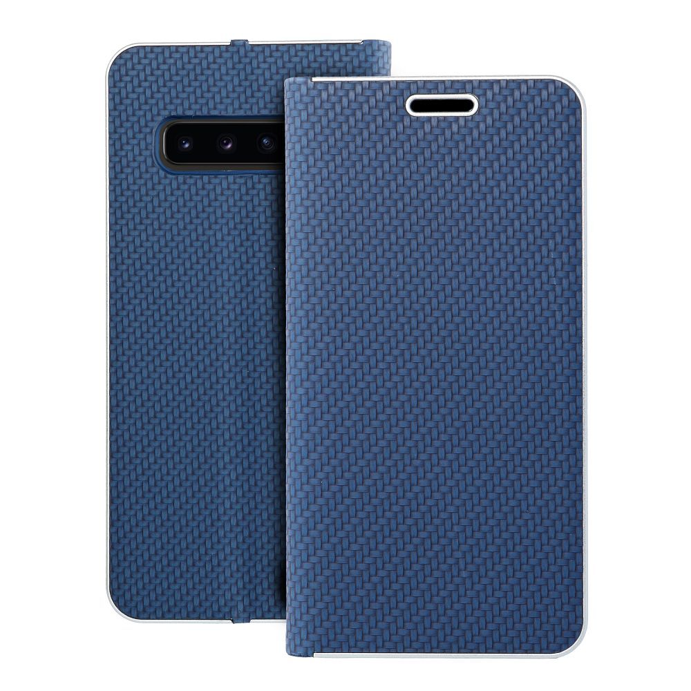 2858b694d46b225182e434b8e8e3f56d LUNA Book Carbon for SAMSUNG S10 blue
