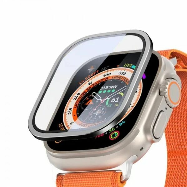 DUX DUCIS tempered glass FLAS with frame for Apple Watch Ultra / Ultra 2 49 mm black