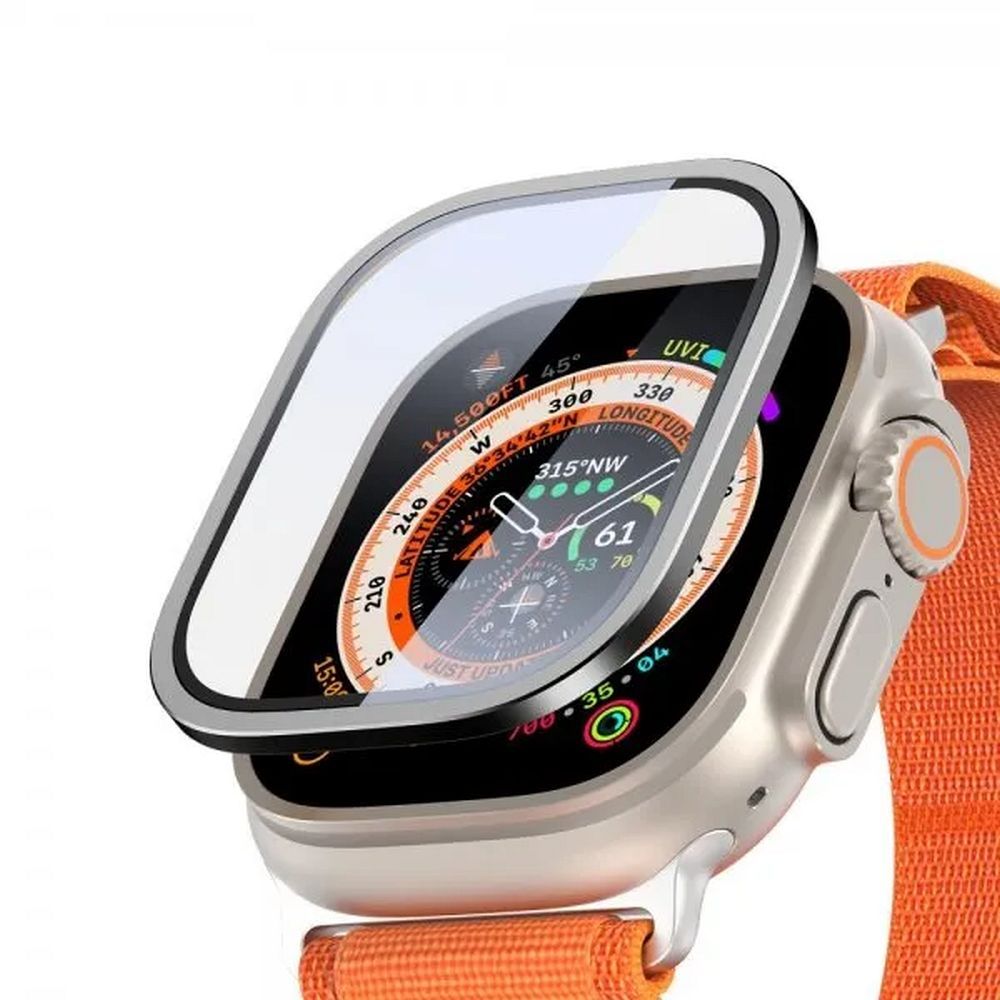 DUX DUCIS tempered glass FLAS with frame for Apple Watch Ultra / Ultra 2 49 mm black