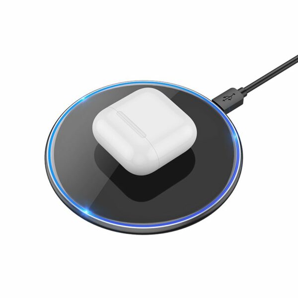 HOCO wireless charger with light 2A 15W CW6 Pro black