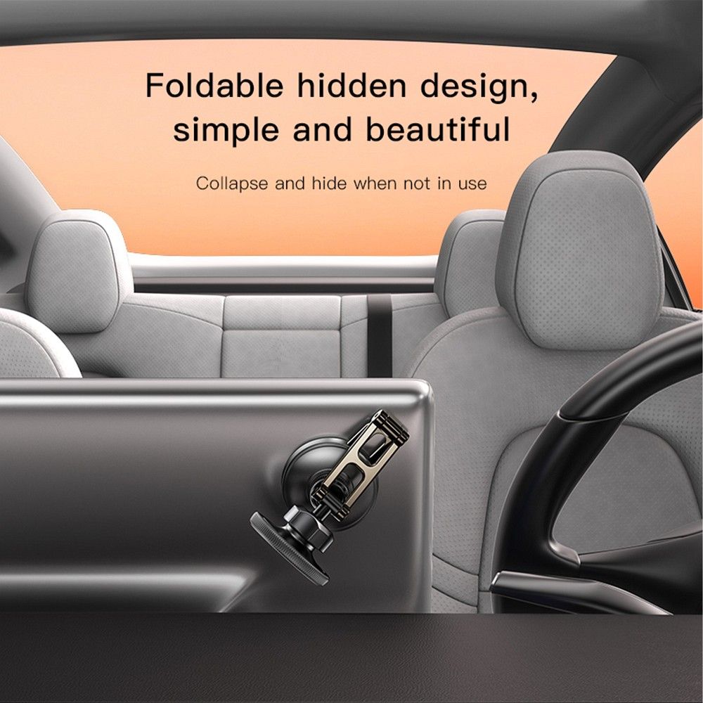 FORCELL F-GRIP IronSecure magnetic car holder for windshield / dashboard compatible with MagSafe black