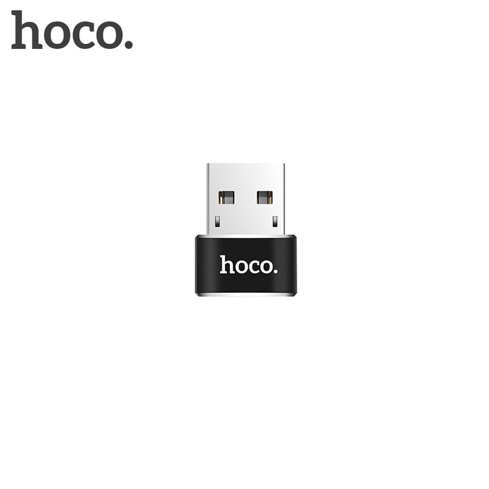 292f25a631053d20482b69e3921c1199 HOCO adapter OTG USB A (male) to Type C (female) UA6 black