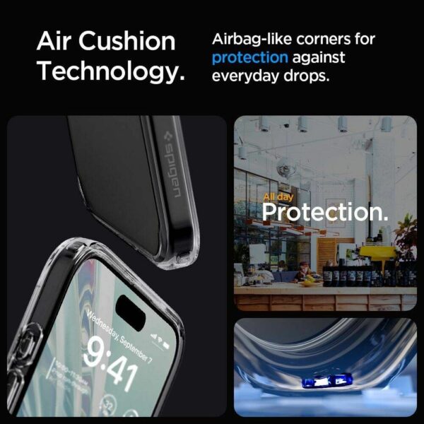 SPIGEN case ULTRA HYBRID for IPHONE 16 Pro space crystal