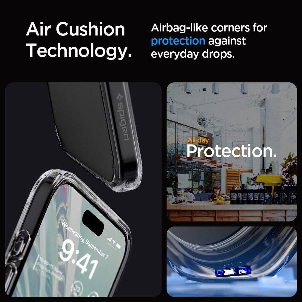 SPIGEN case ULTRA HYBRID for IPHONE 16 Pro space crystal