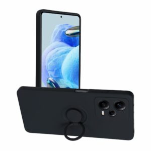 SILICONE RING case for XIAOMI Redmi Note 12 Pro 5G black