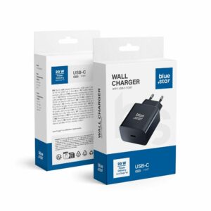 BLUE STAR travel charger Type C PD QC4.0 3A 20W TFB-TC-20WPD black