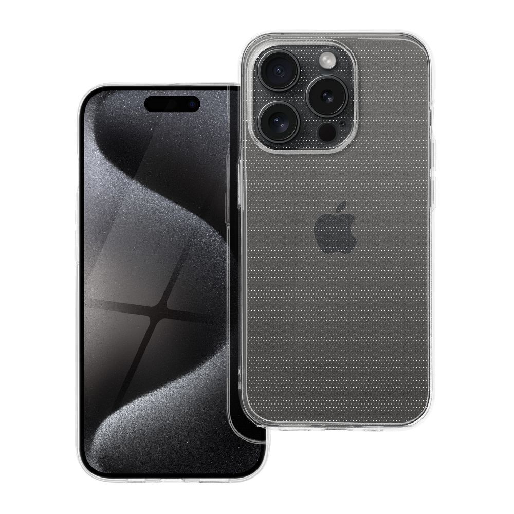 2987bf0134a1aa72ec10056e273431e0 CLEAR Case 2 mm for IPHONE 15 Pro (camera protection) transparent