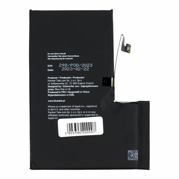 BLUE STAR HQ battery for IPHONE 12 Pro Max 3687 mAh