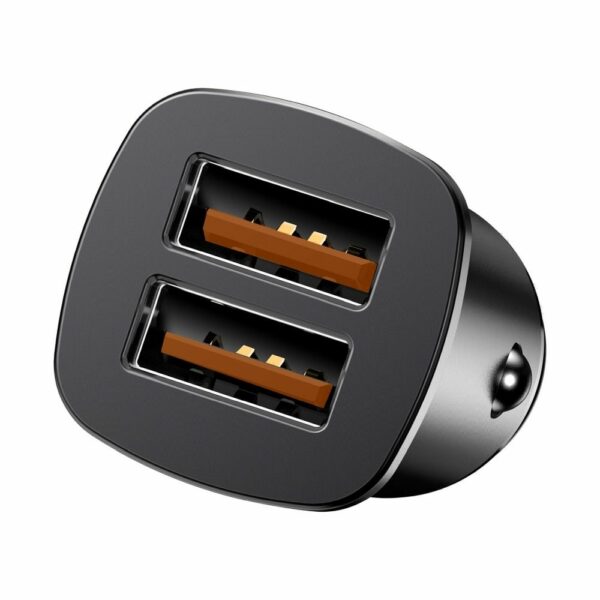 BASEUS car charger 2 x USB A QC3.0 5A 30W CCALL-DS01/BS-C16Q black