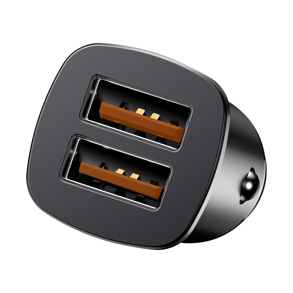 29fb87a7fd9307ea1c2214a1b0eab76b BASEUS car charger 2 x USB A QC3.0 5A 30W CCALL-DS01/BS-C16Q black
